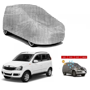 car-body-cover-check-print-mahindra-quanto